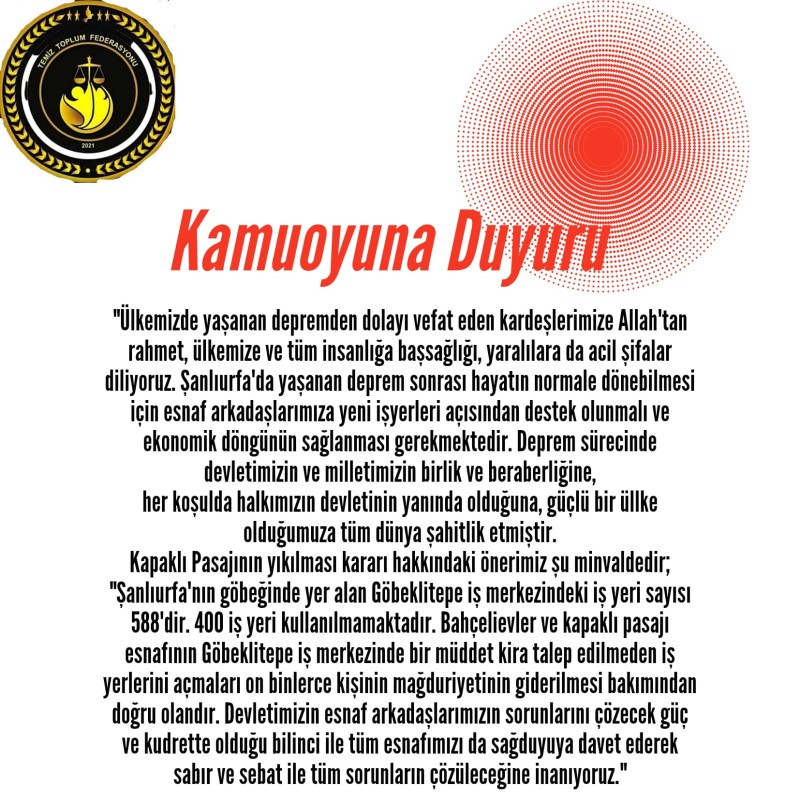 Başkan Mahmut Demir Kapaklı Pasajının yıkılması hakkında bir takım açıklamalarda bulundu.