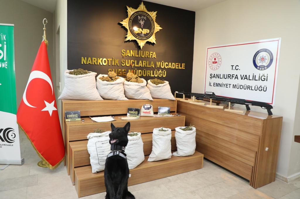 Şanlıurfa'da hava destekli uyuşturucu operasyonu 86 gözaltı