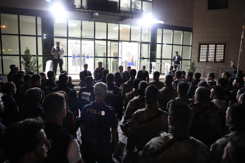 Şanlıurfa'da hava destekli uyuşturucu operasyonu 86 gözaltı