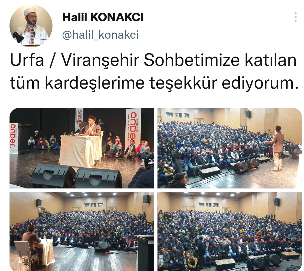 Viranşehirlere teşekkür