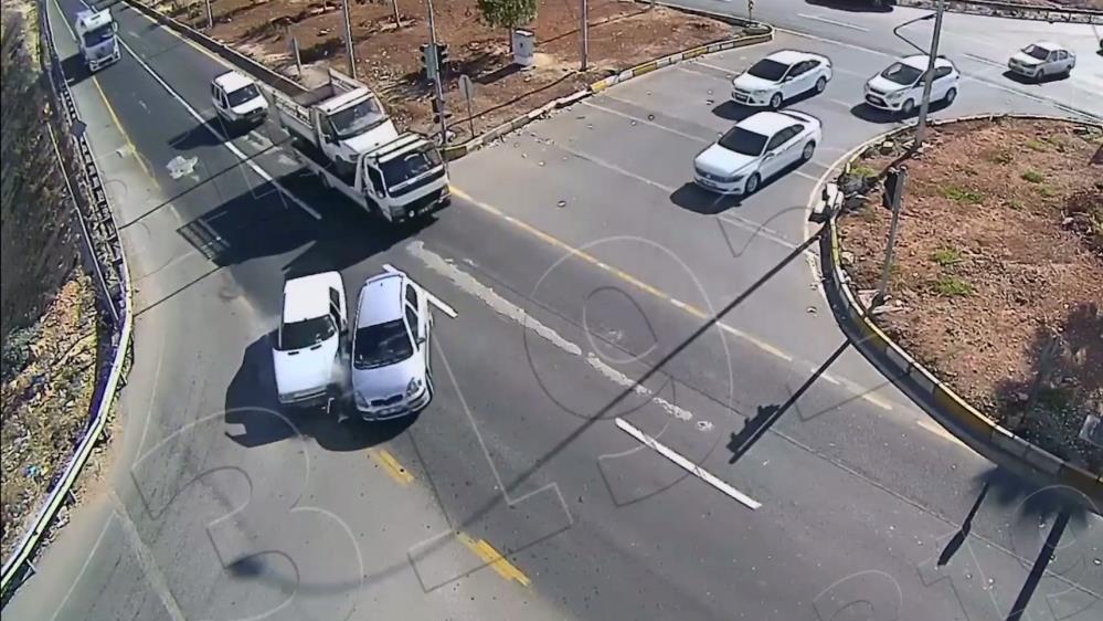 Şanlıurfa’daki kazalar polis şehir kamerasında