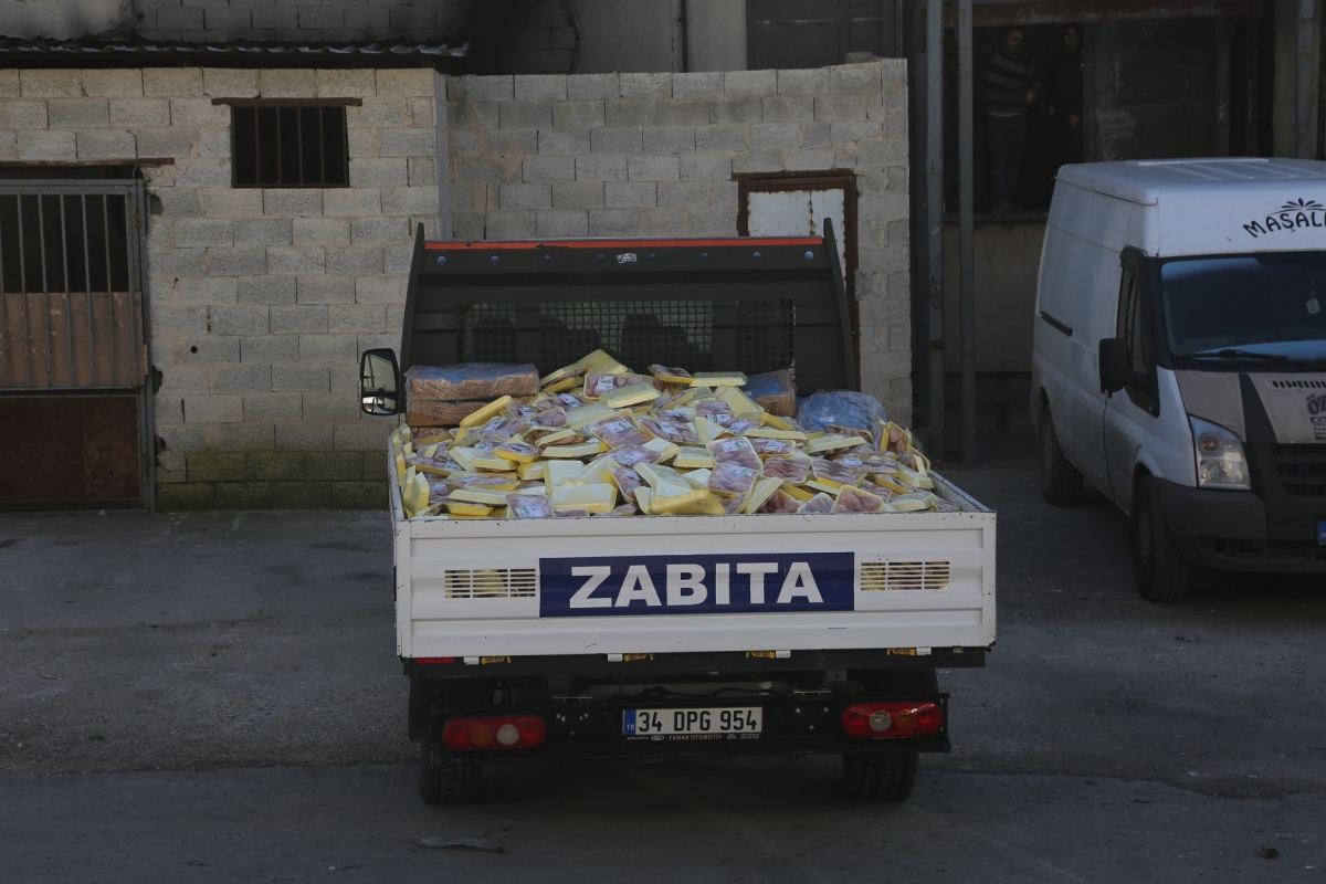 Tarihi Geçmiş Tonlarca Tavuk Ürünü İmha Edildi