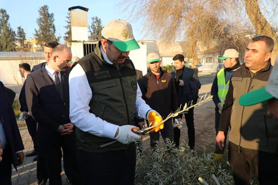 Şanlıurfa Valisi Salih Ayhan, Birecik Fidanlığımızda İncelemelerde Bulundu.