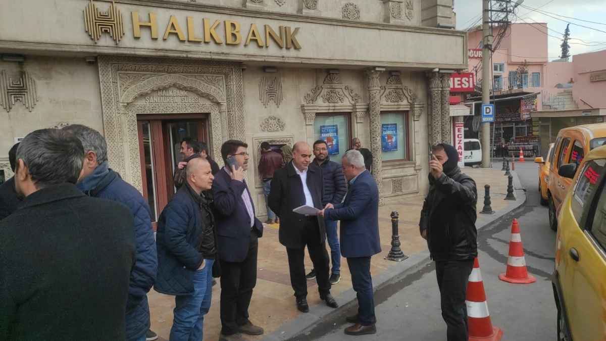 Şanlıurfa'da 8 sendikadan promosyon protestosu