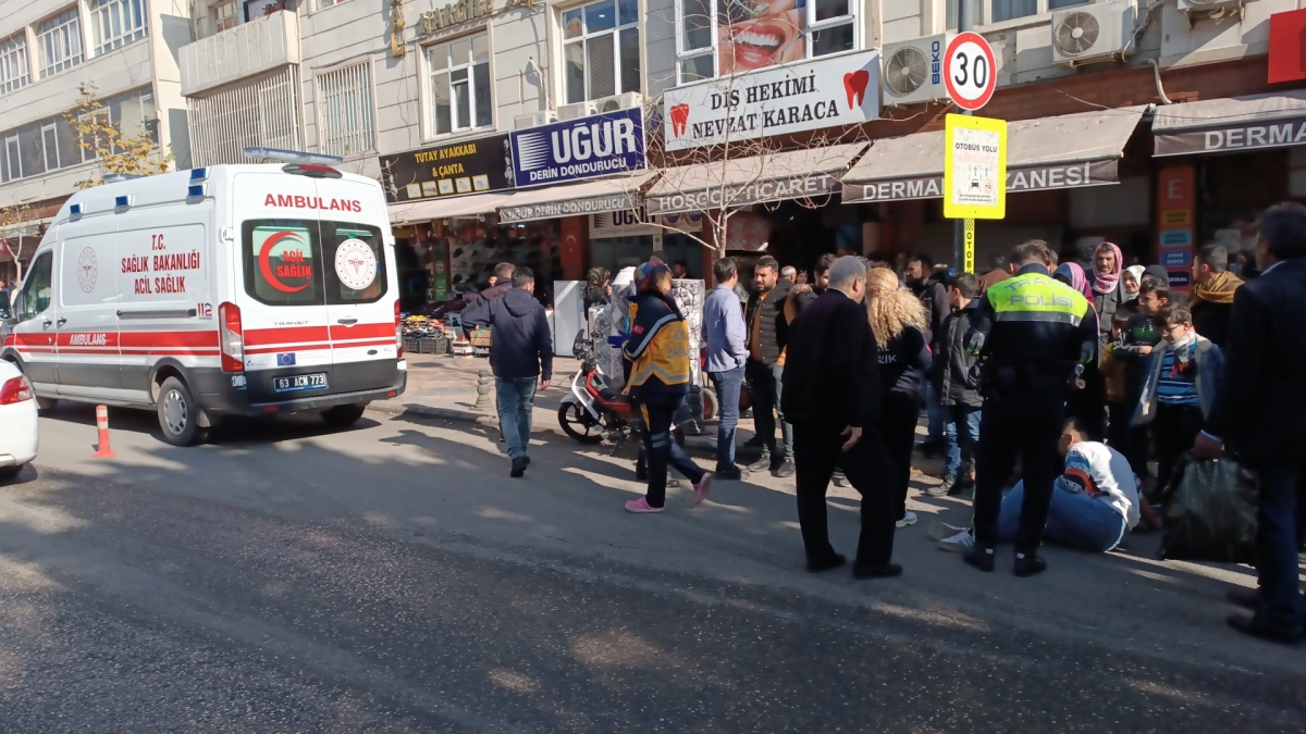 Haşimiye Meydanında Motosiklet Kazası
