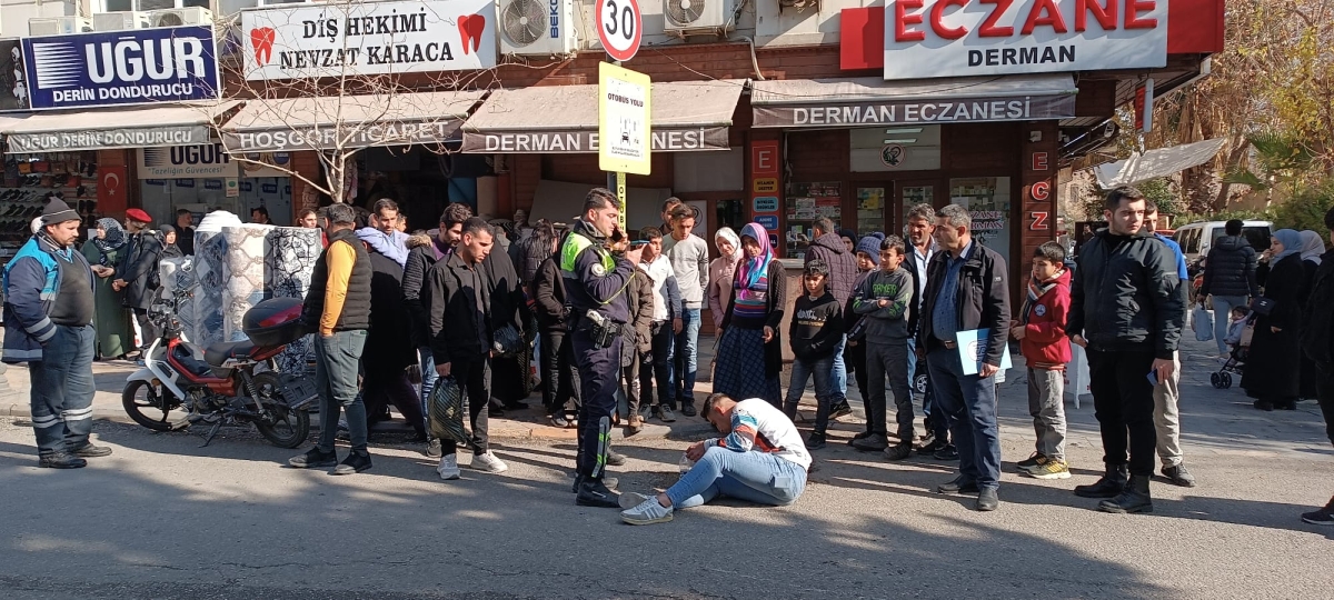 Haşimiye Meydanında Motosiklet Kazası