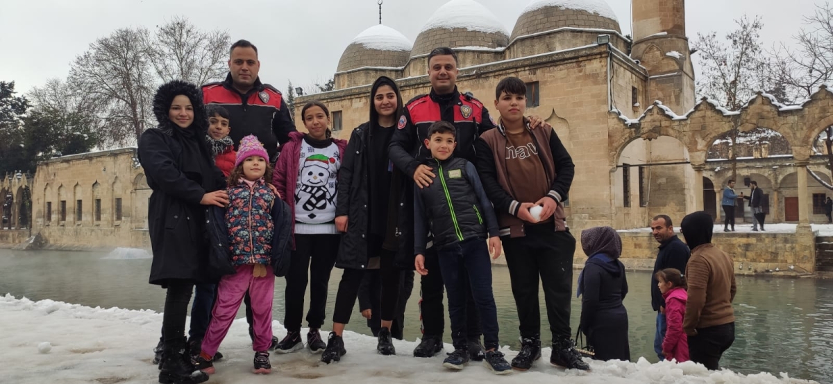 Şanlıurfa'da kar manzaraları