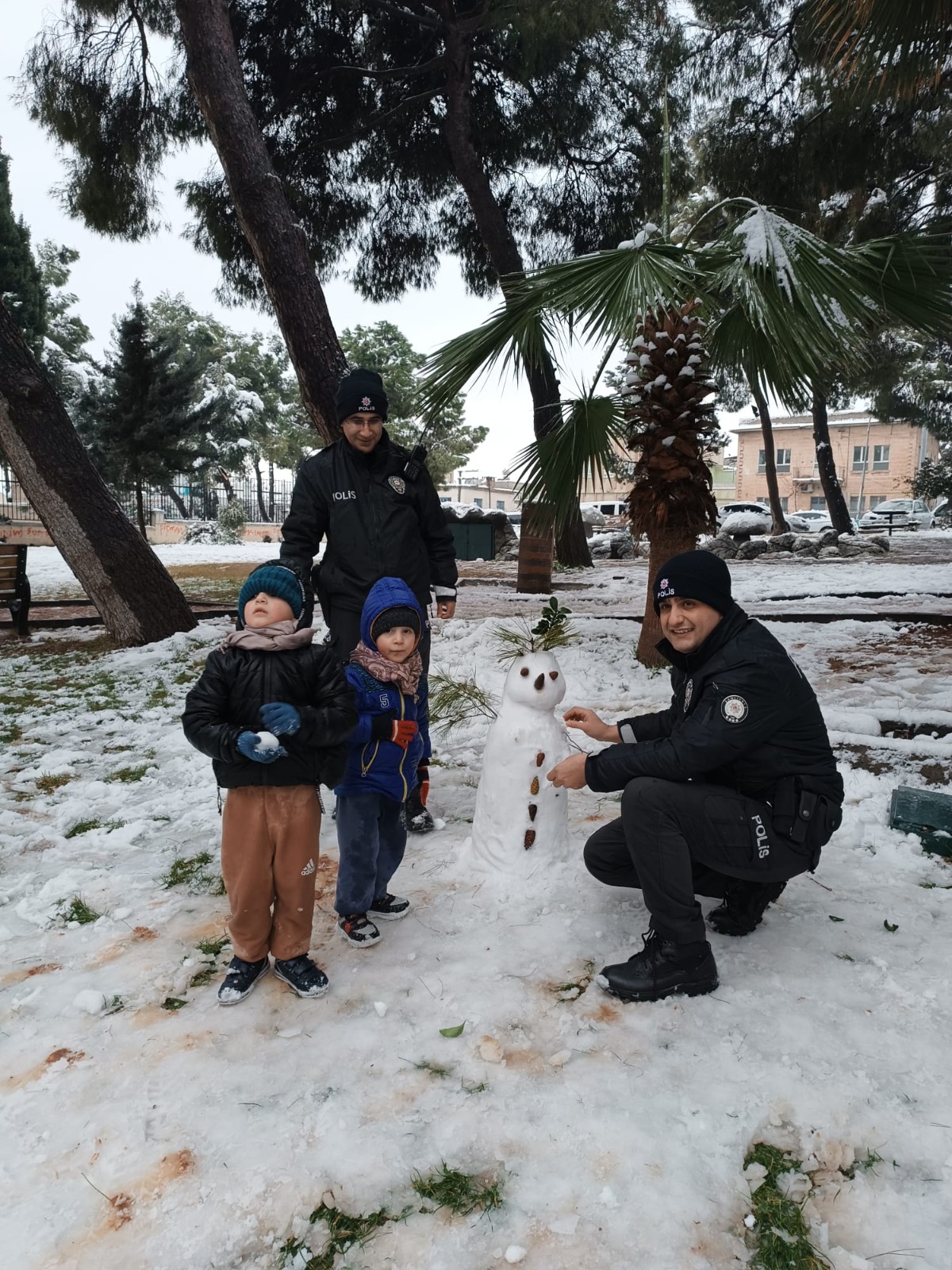 Şanlıurfa'da kar manzaraları