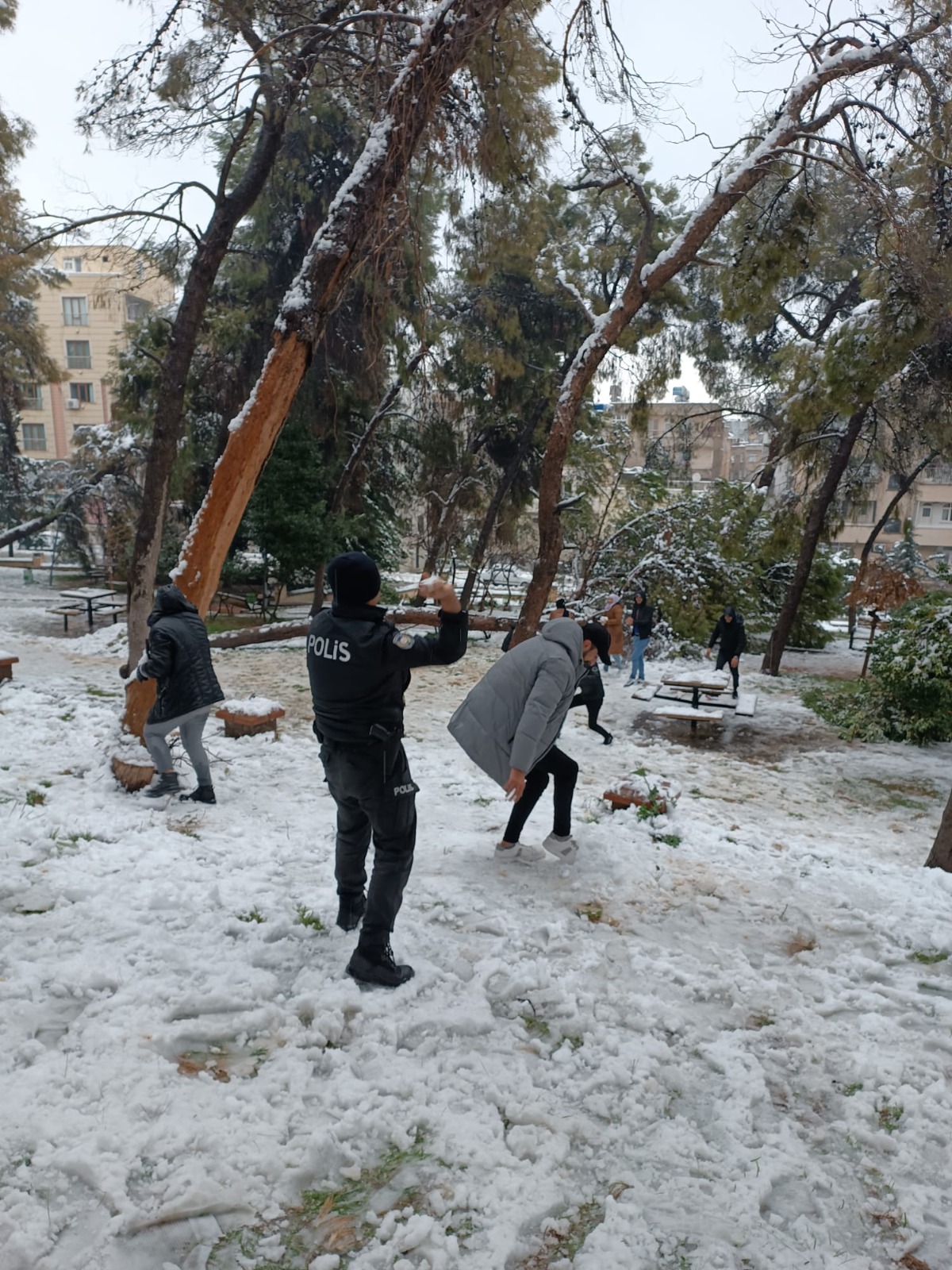 Şanlıurfa'da kar manzaraları