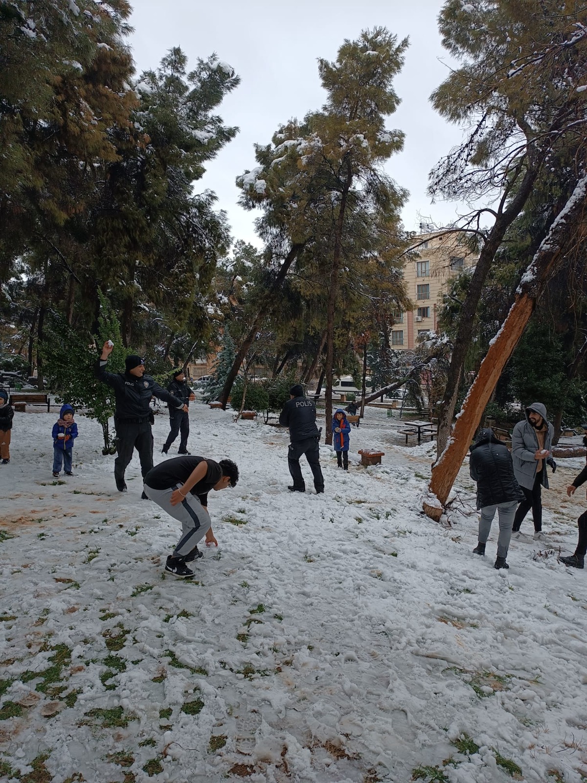 Şanlıurfa'da kar manzaraları