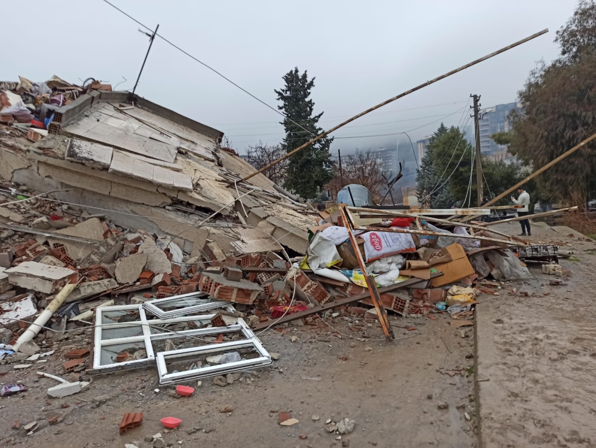 Şanlıurfa'da Deprem Fotoğraf Karelerine Yansıdı