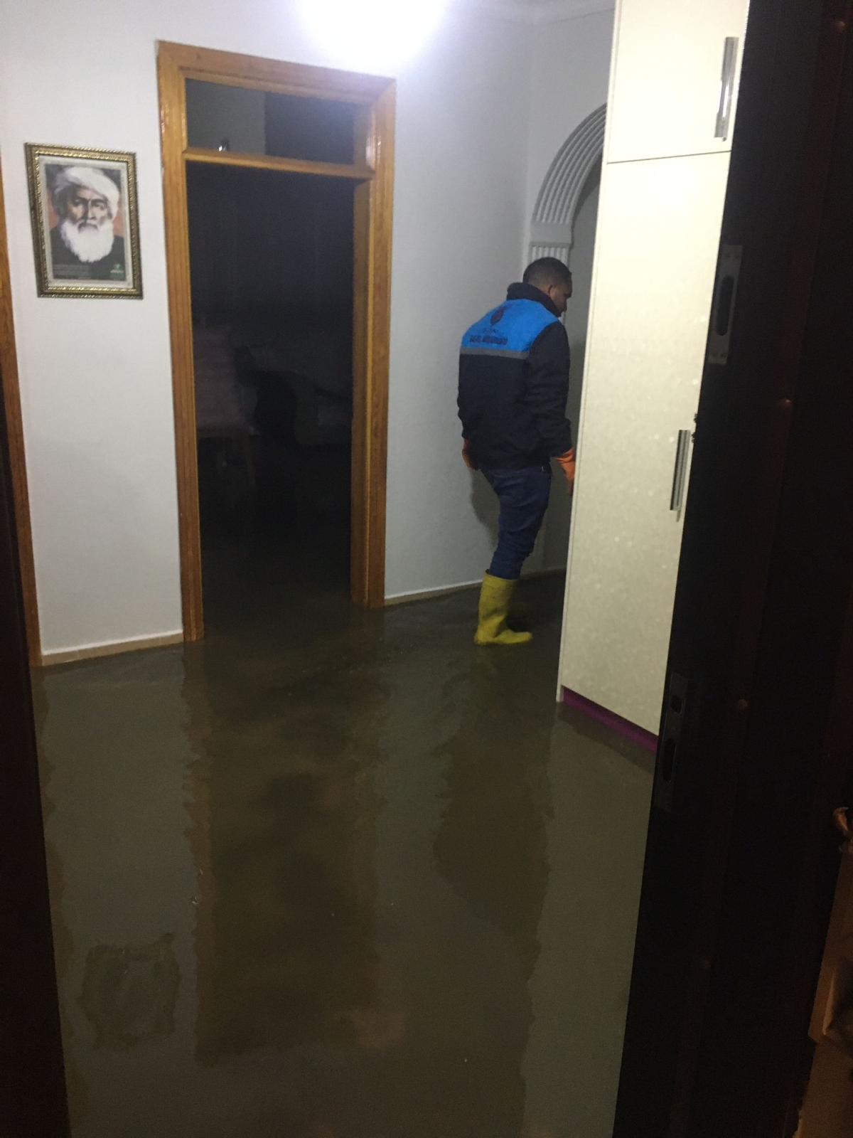 Siverek'te Sağanak Sonrası Evi Su Bastı