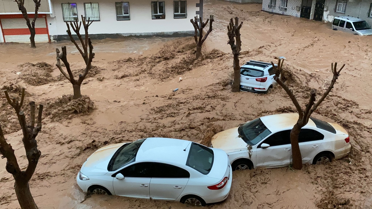 Şanlıurfa'da Sel Manzaraları