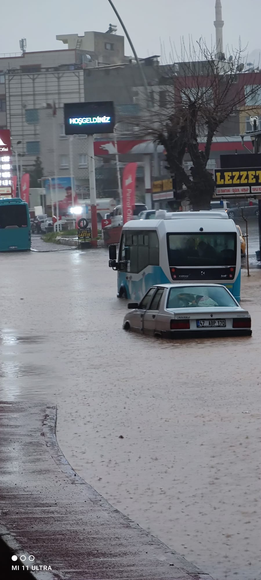 Şanlıurfa'da Sel Manzaraları