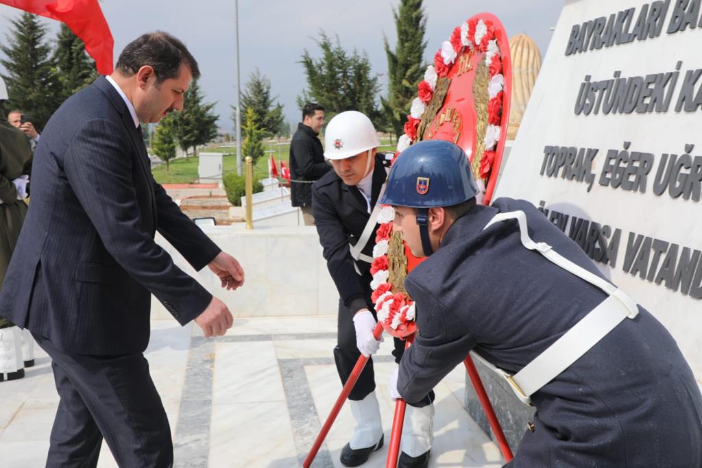 18 Mart Şehitleri Anma Günü ve Çanakkale Deniz Zaferi’nin 108. yıl dönümü, ilimizde düzenlenen törenle kutlandı.
