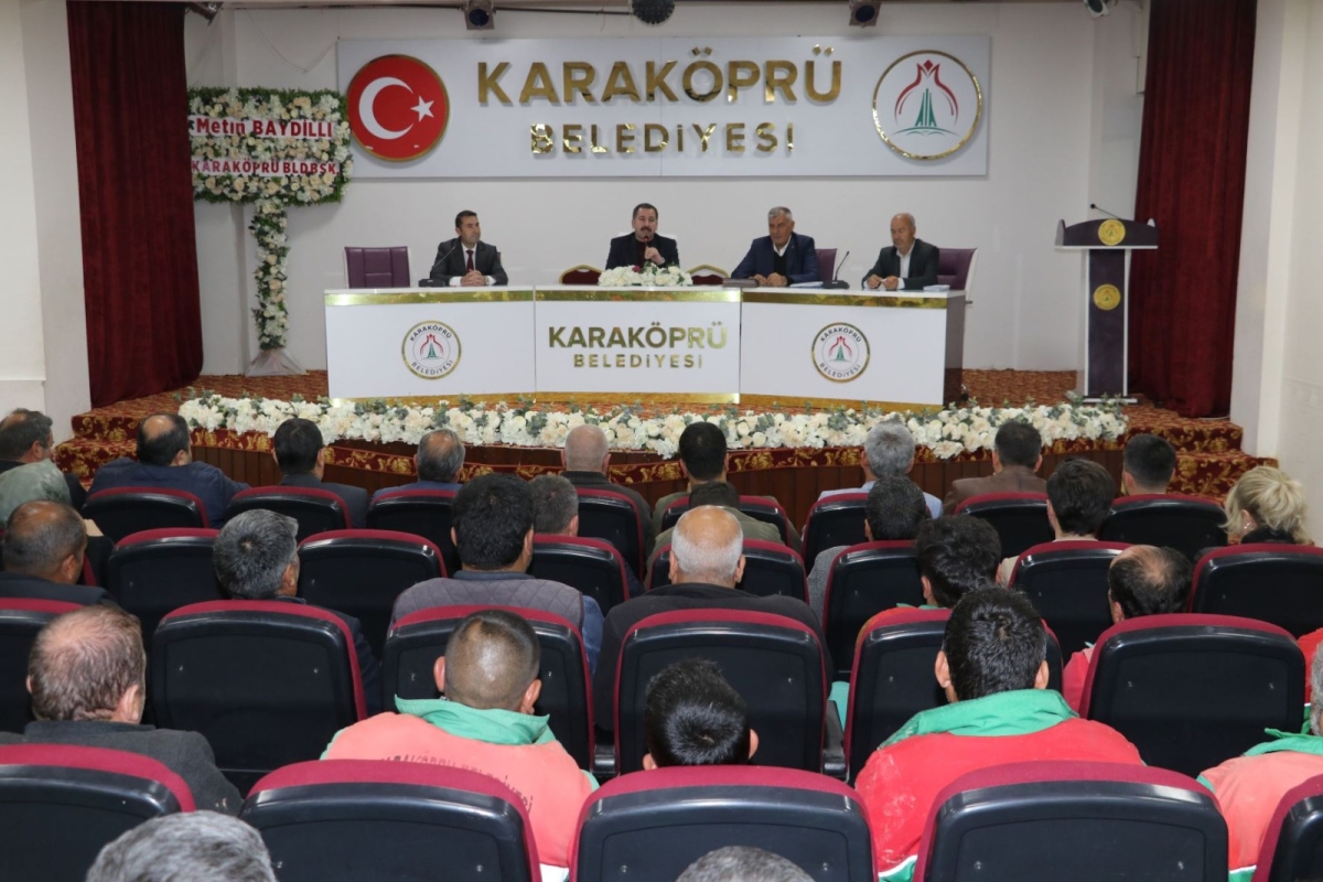 KARAKÖPRÜ BELEDİYESİNDE PERSONEL MAAŞ VE HAKLARI İÇİN TOPLU İŞ SÖZLEŞMESİ İMZALANDI