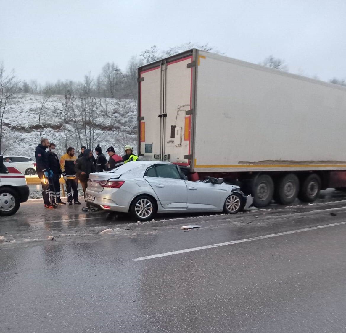Samsun'da zincirleme kaza: 17 yaralı