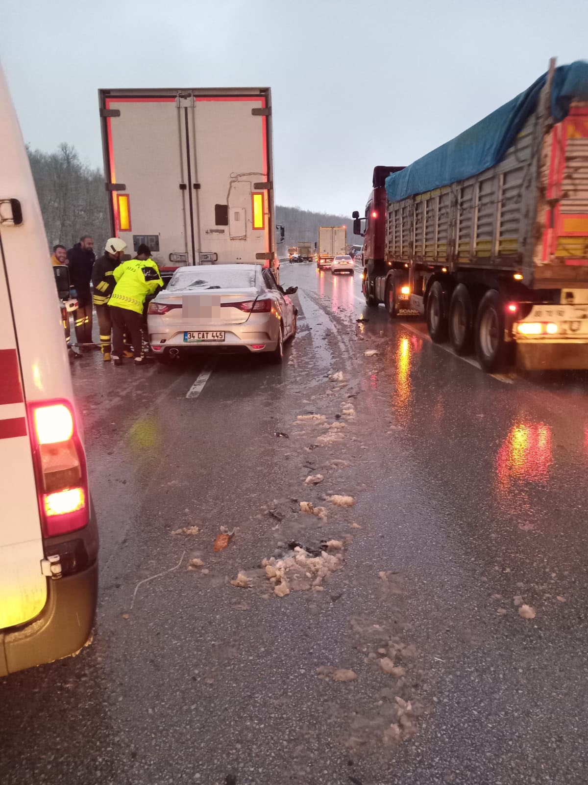Samsun'da zincirleme kaza: 17 yaralı