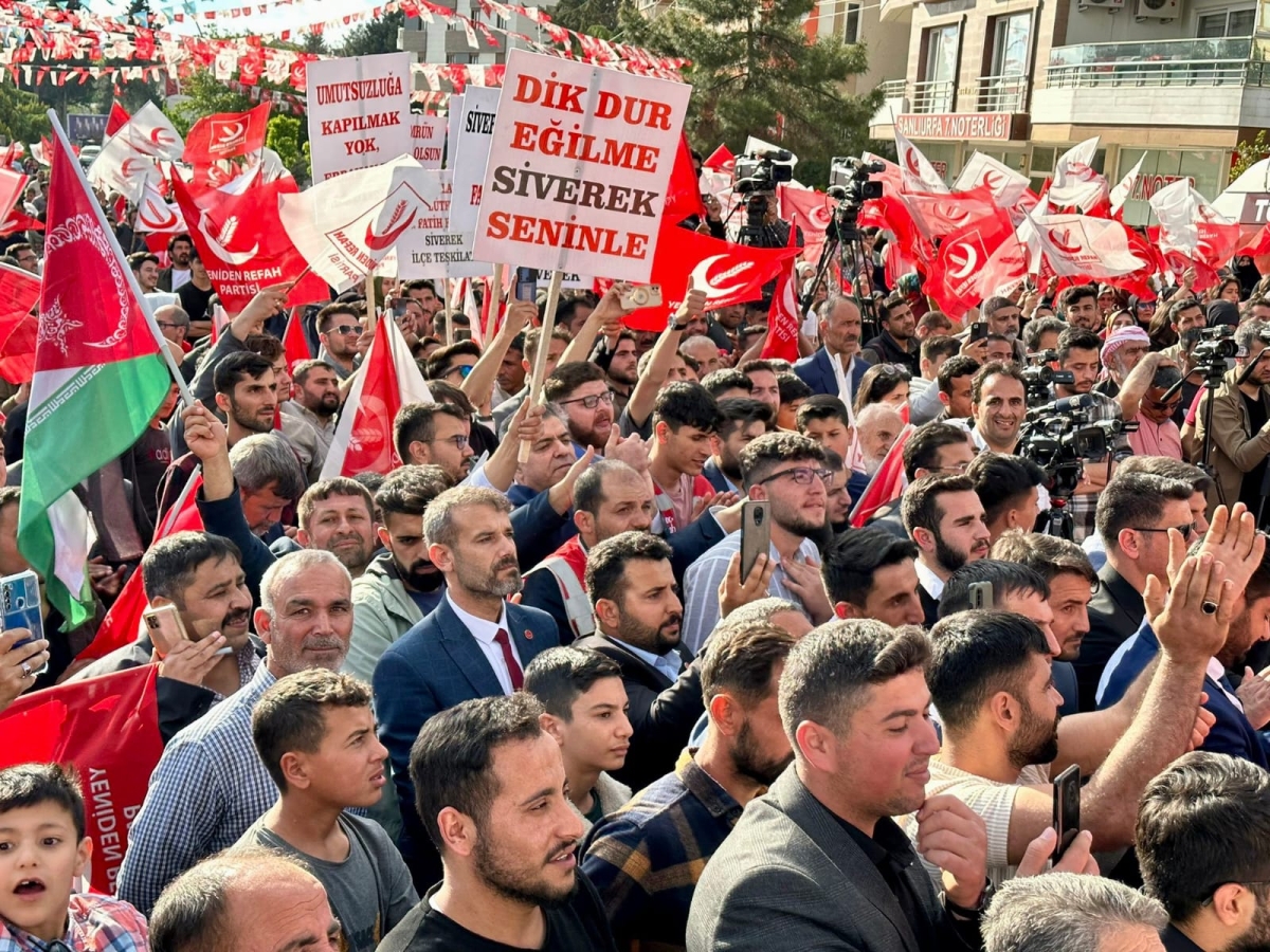 Türkiye'de ilk Miting Şanlıurfa'da gerçekleştirdi.