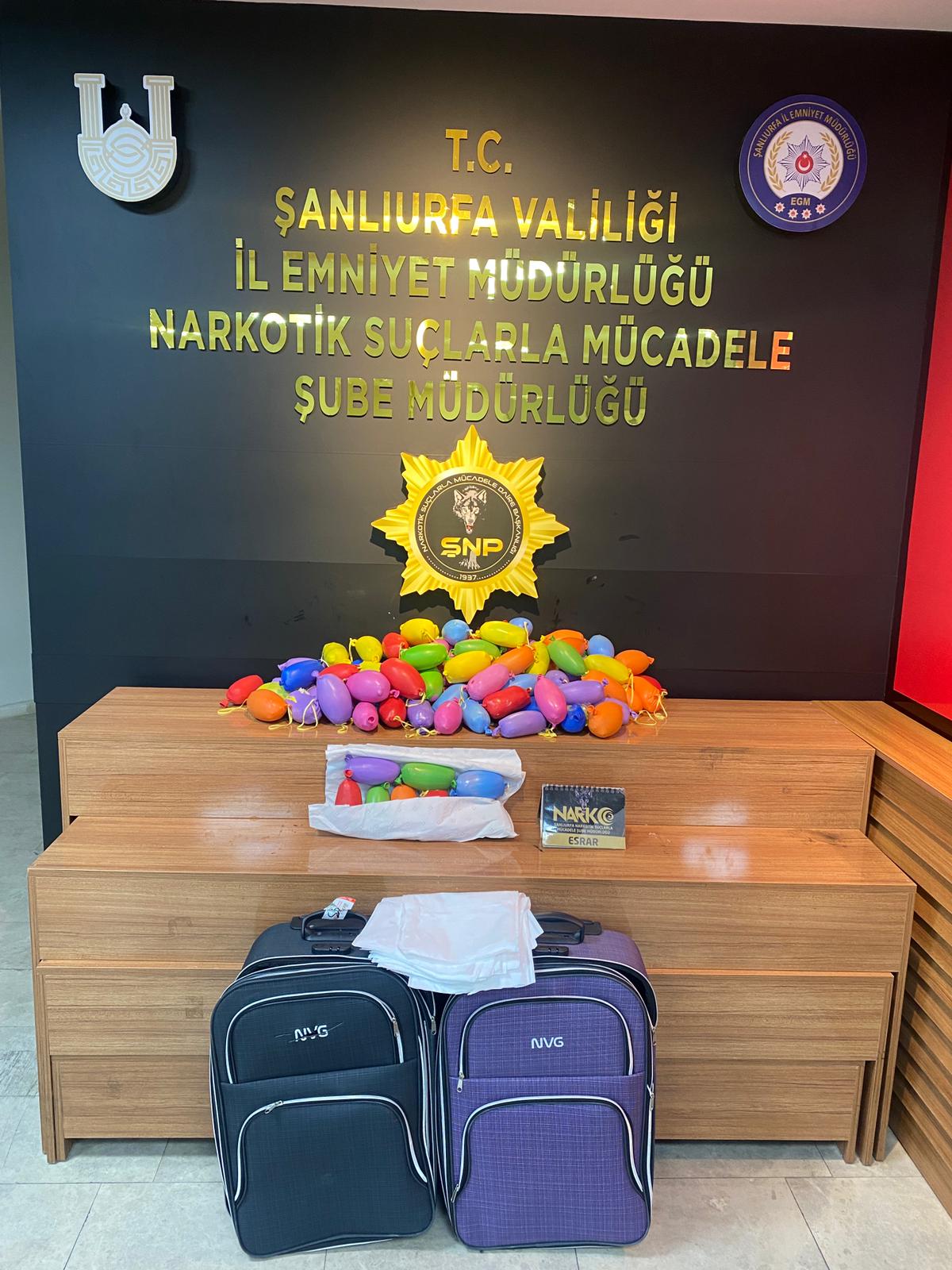 Şanlıurfa'da uyuşturucu operasyonu
