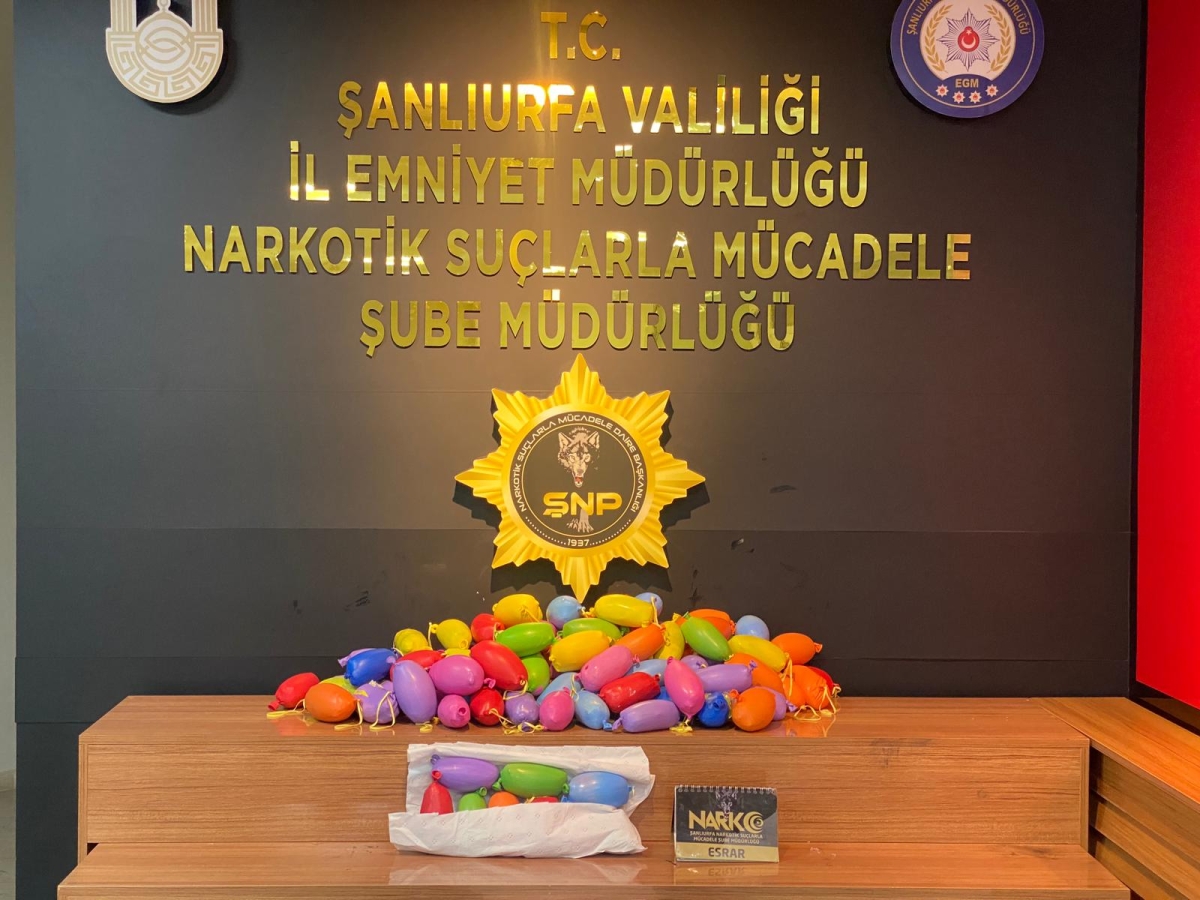 Şanlıurfa'da uyuşturucu operasyonu