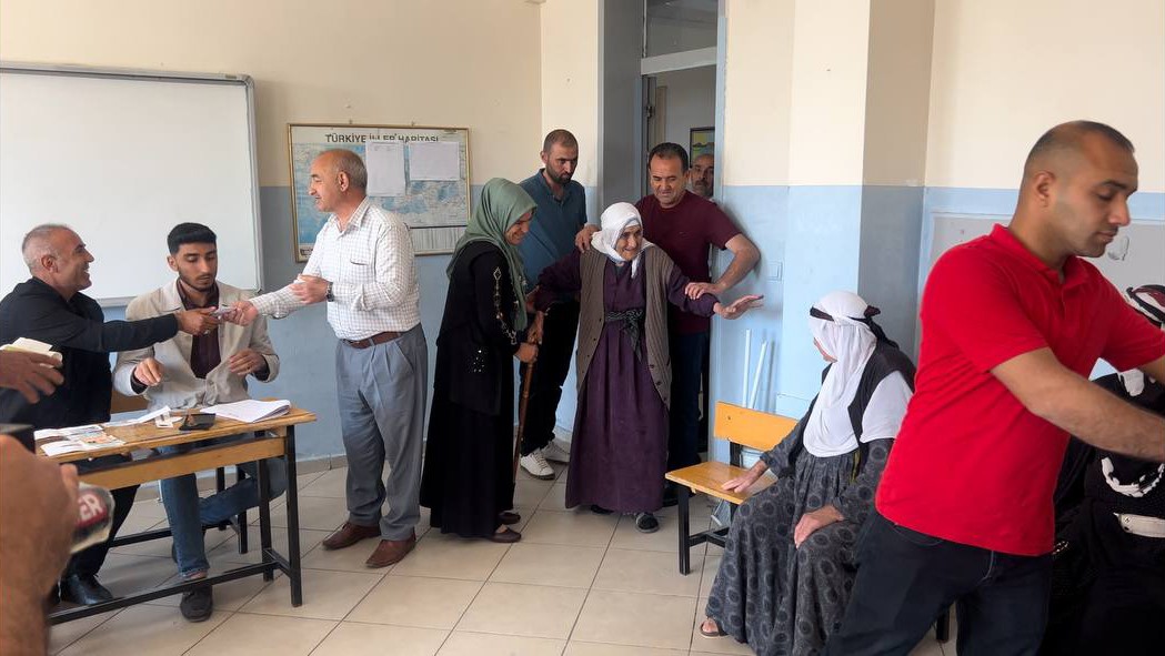 Şanlıurfa'da Asırlık çınar sandığa yürüyerek gitti
