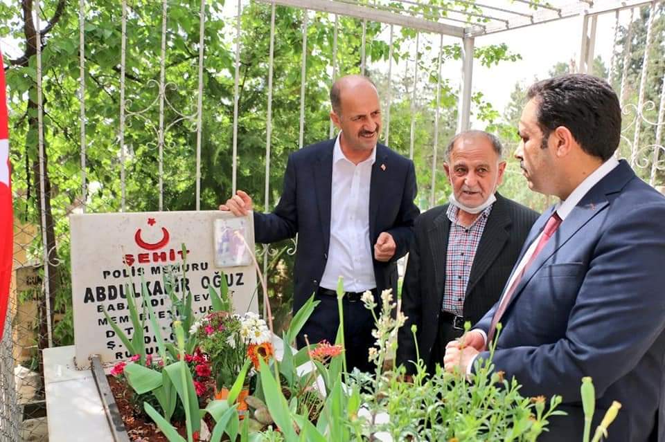Başkan Yavuz Şehit Babaları Unutmadı.