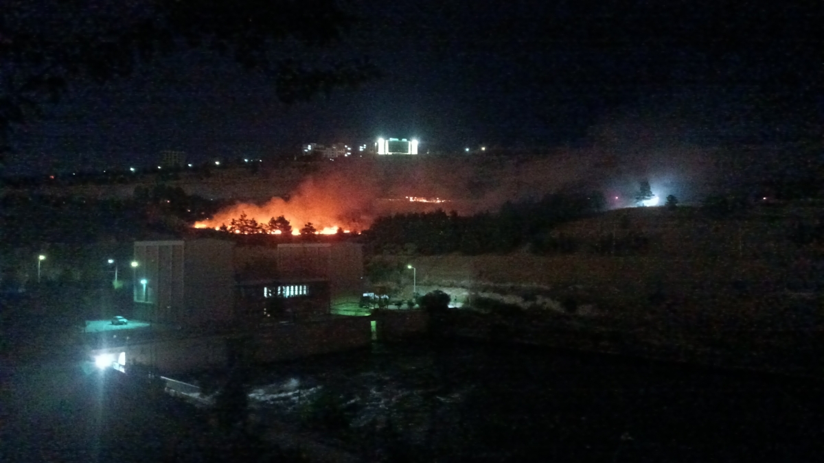 Şanlıurfa'da yangın