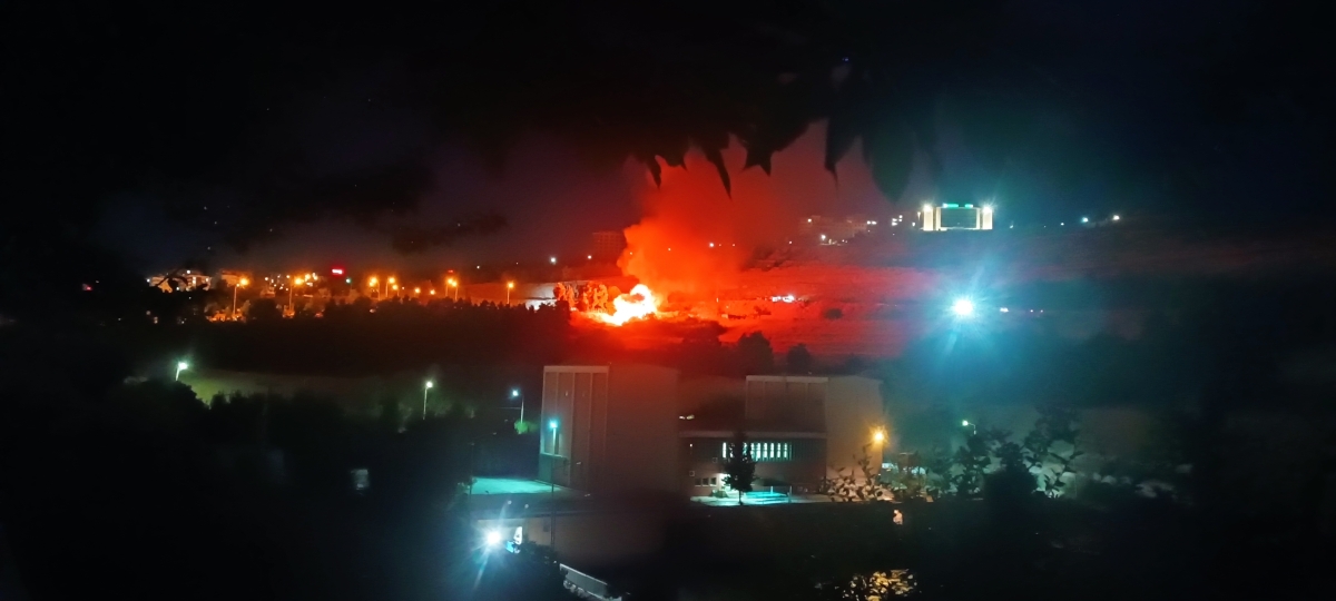 Şanlıurfa'da yangın