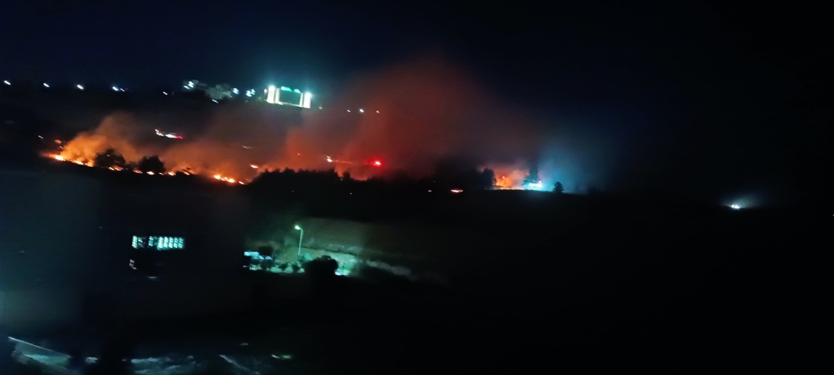 Şanlıurfa'da yangın