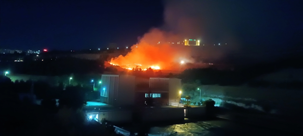 Şanlıurfa'da yangın