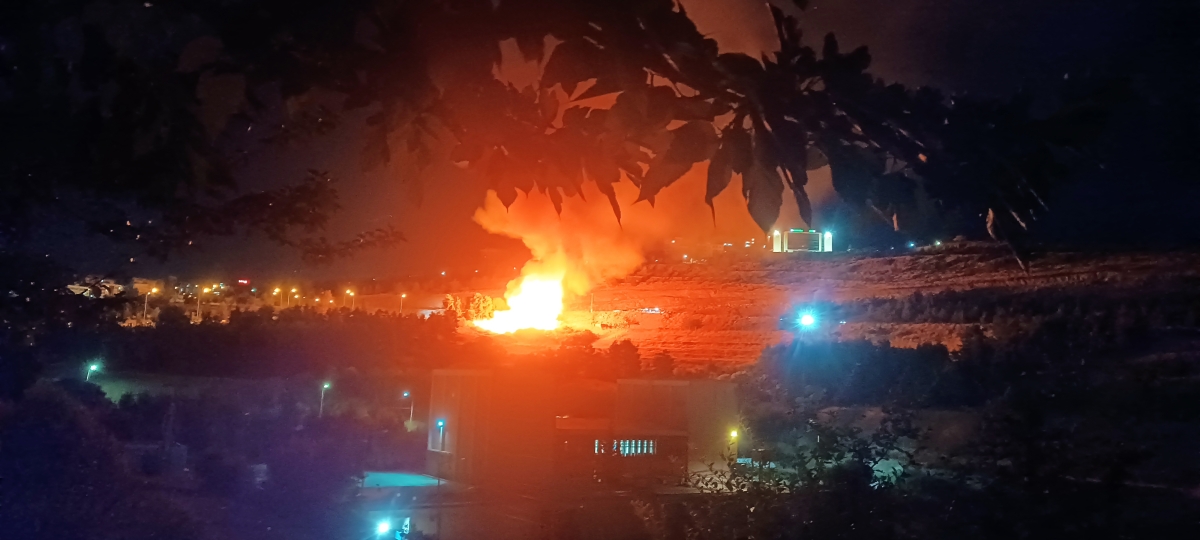 Şanlıurfa'da yangın