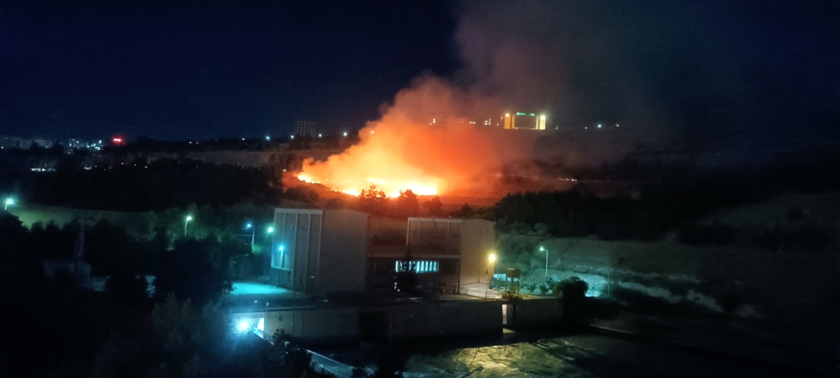 Şanlıurfa'da yangın