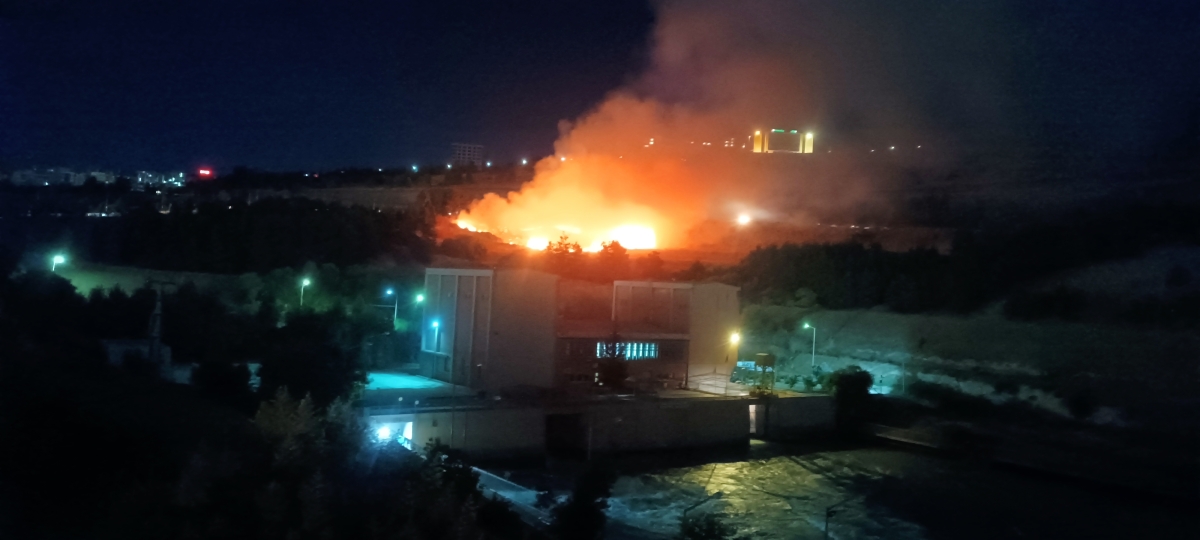 Şanlıurfa'da yangın