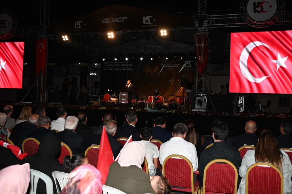 15 TEMMUZ DEMOKRASİ VE MİLLİ BİRLİK GÜNÜ ŞANLIURFA’DA COŞKUYLA KUTLANDI