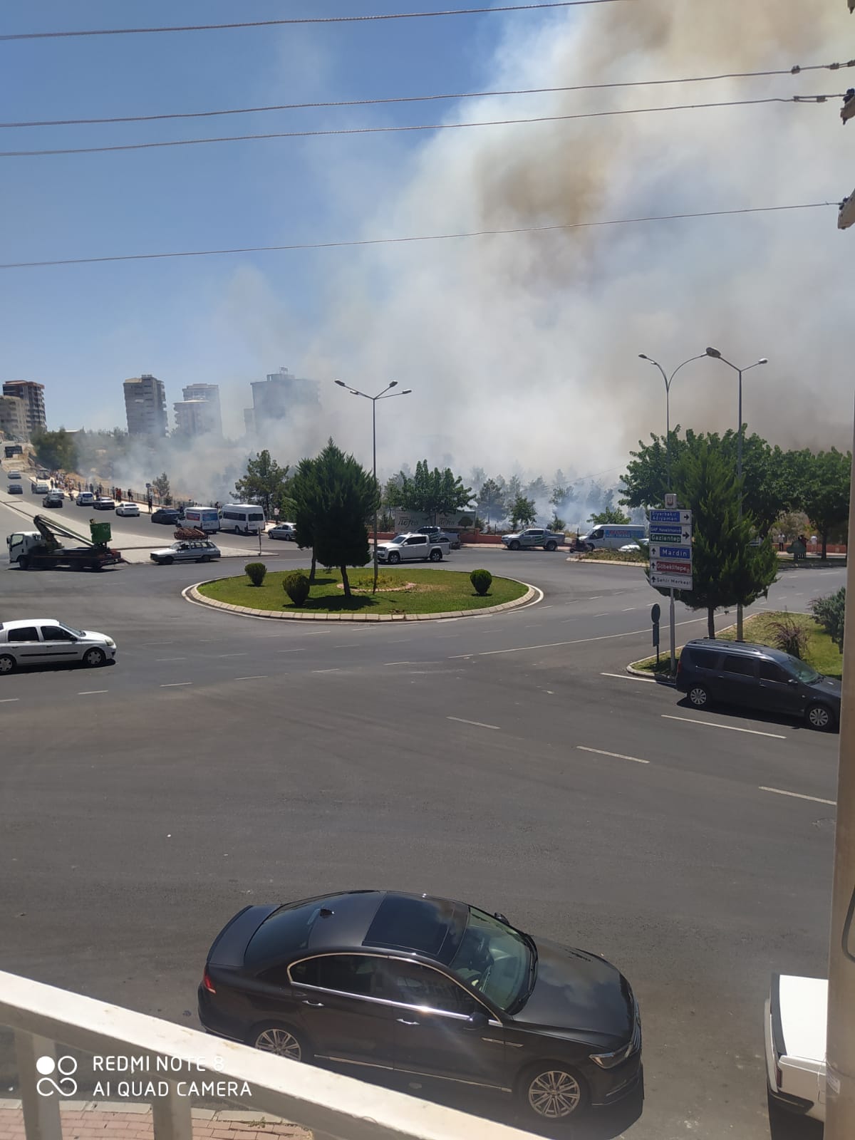 Şanlıurfa'da orman yangını
