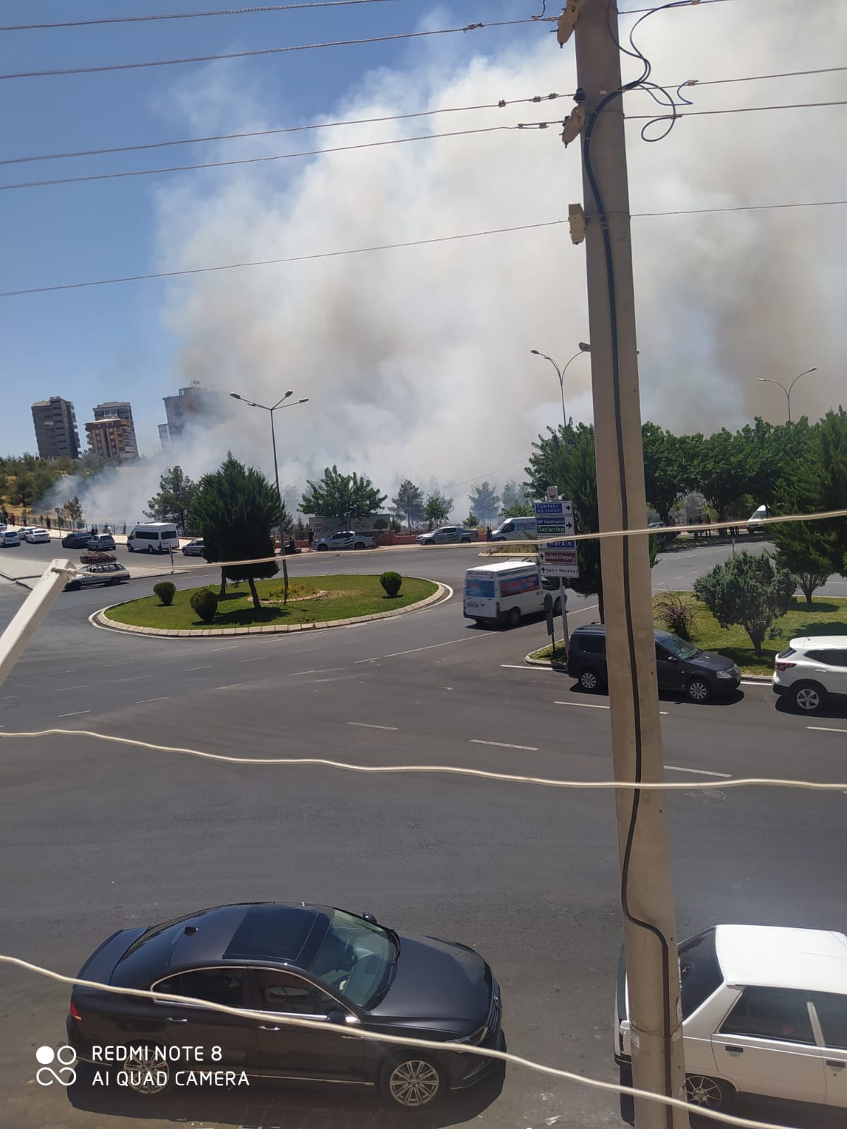 Şanlıurfa'da orman yangını