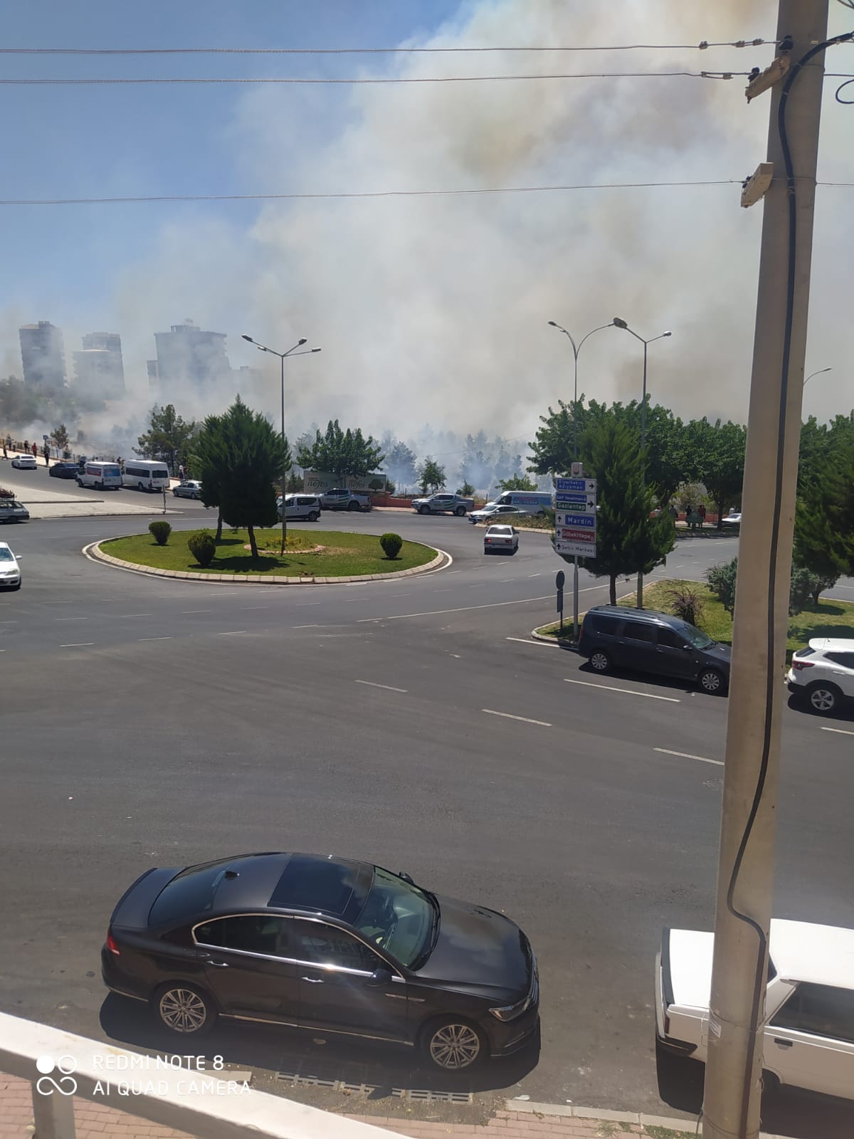 Şanlıurfa'da orman yangını