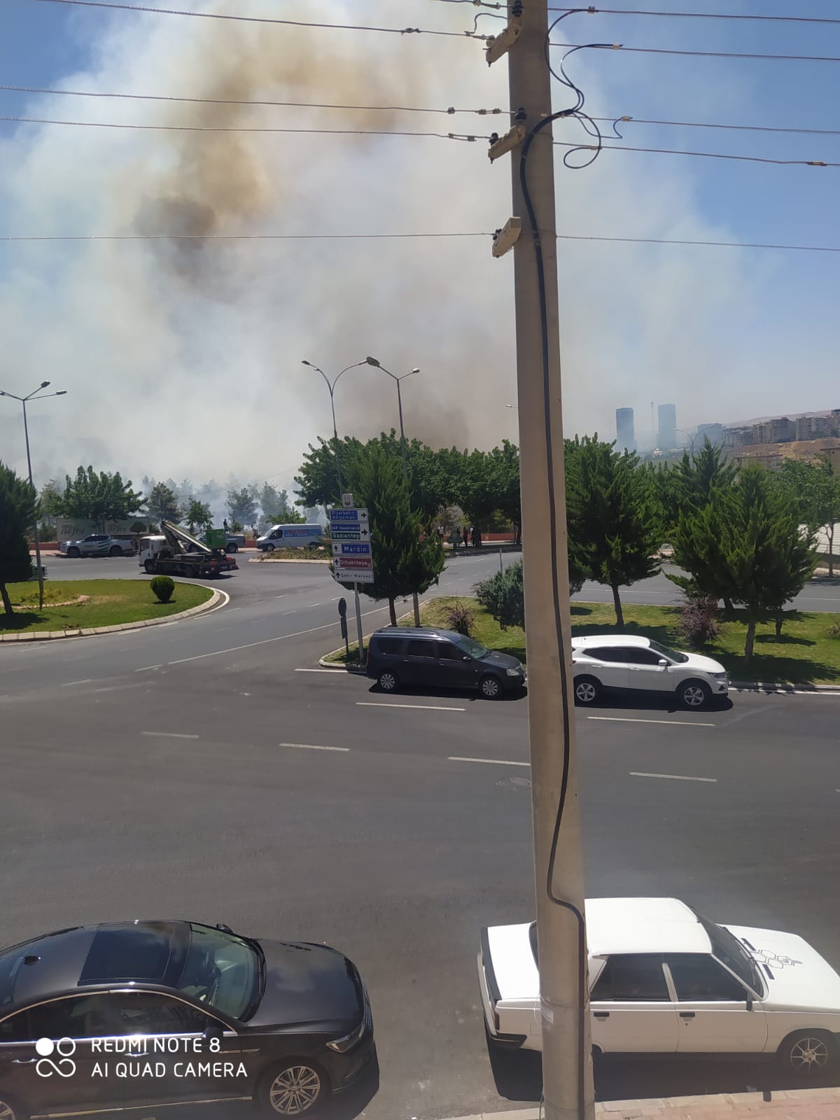 Şanlıurfa'da orman yangını