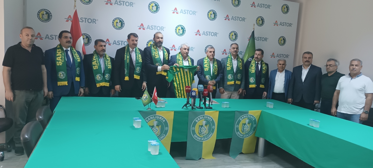 Astor Enerji Şanlıurfaspor'a isim sponsoru oldu