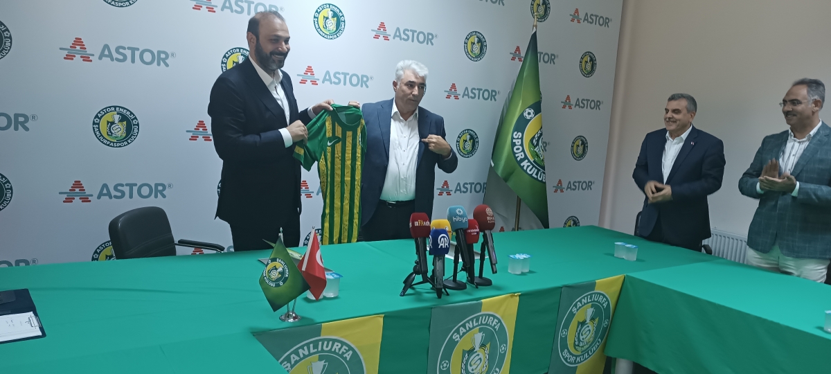 Astor Enerji Şanlıurfaspor'a isim sponsoru oldu