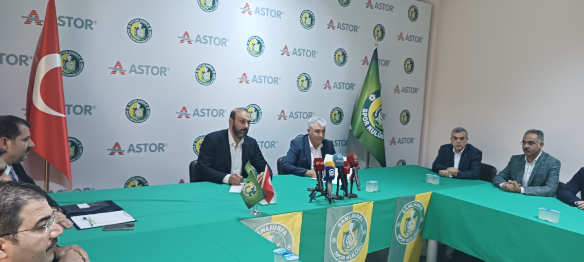 Astor Enerji Şanlıurfaspor'a isim sponsoru oldu