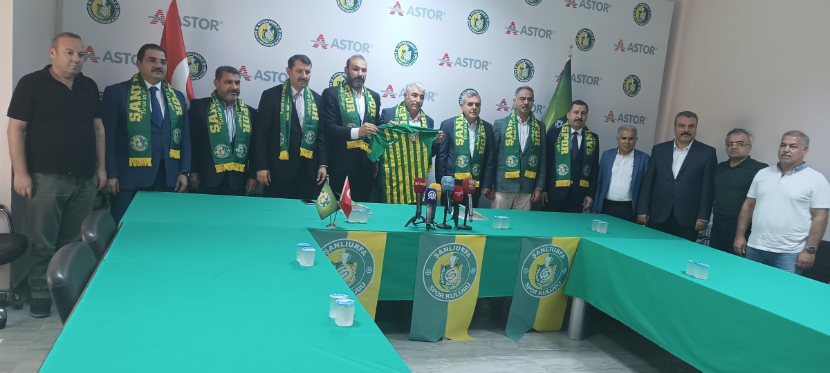 Astor Enerji Şanlıurfaspor'a isim sponsoru oldu