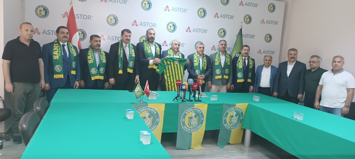 Astor Enerji Şanlıurfaspor'a isim sponsoru oldu