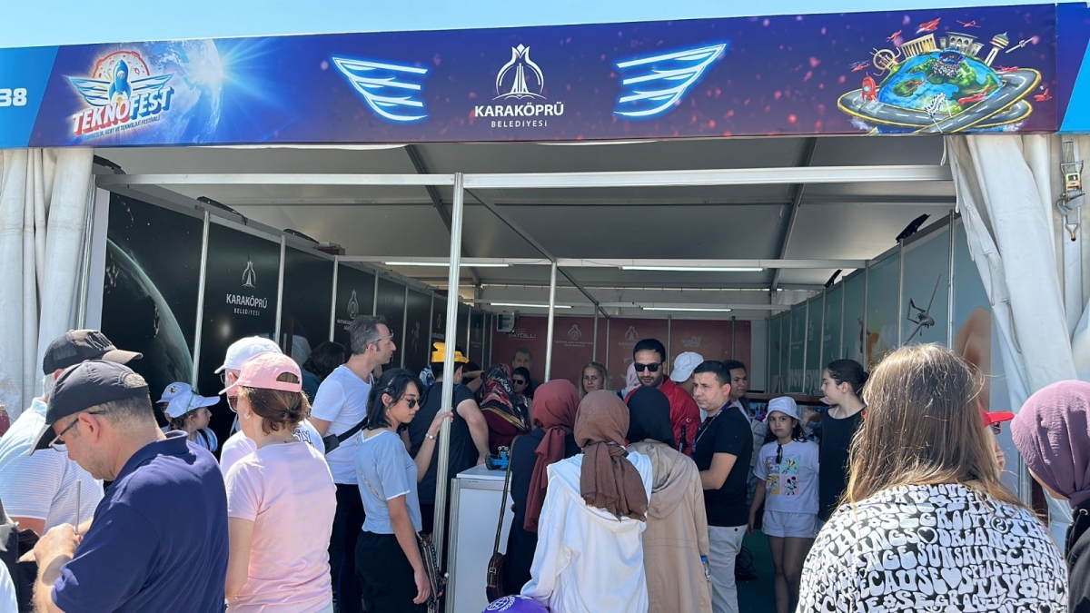 KARAKÖPRÜ BELEDİYESİ TEKNOFEST'TE YERİNİ ALDI