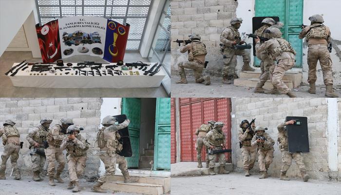 Şanlıurfa'da silah kaçakçılarına operasyonun 57 şüpheli yakalandı