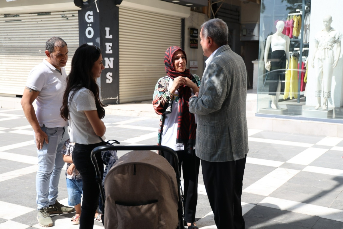 BAŞKAN BEYAZGÜL’DEN ESNAF ZİYARETİ