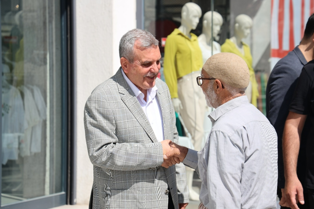 BAŞKAN BEYAZGÜL’DEN ESNAF ZİYARETİ