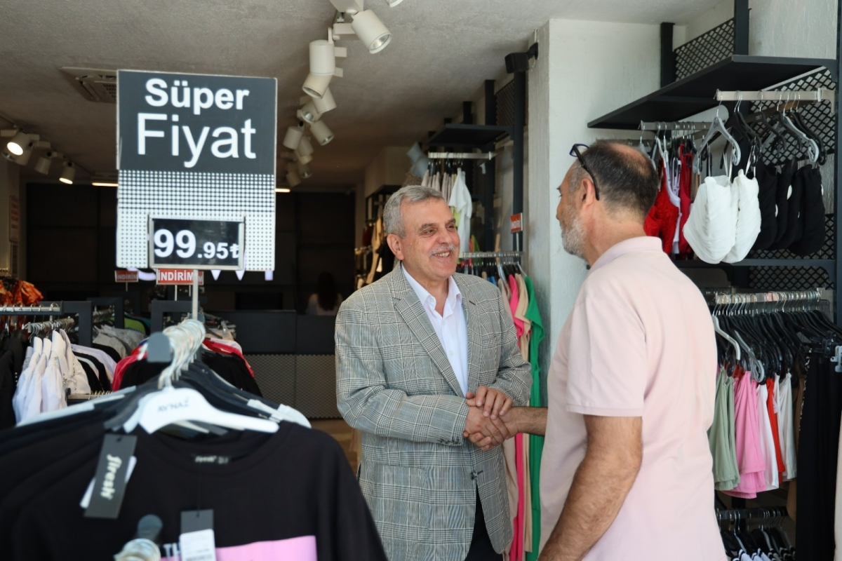 BAŞKAN BEYAZGÜL’DEN ESNAF ZİYARETİ
