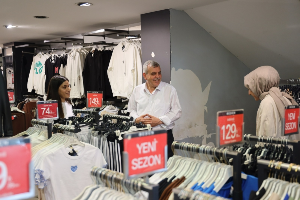 BAŞKAN BEYAZGÜL’DEN ESNAF ZİYARETİ